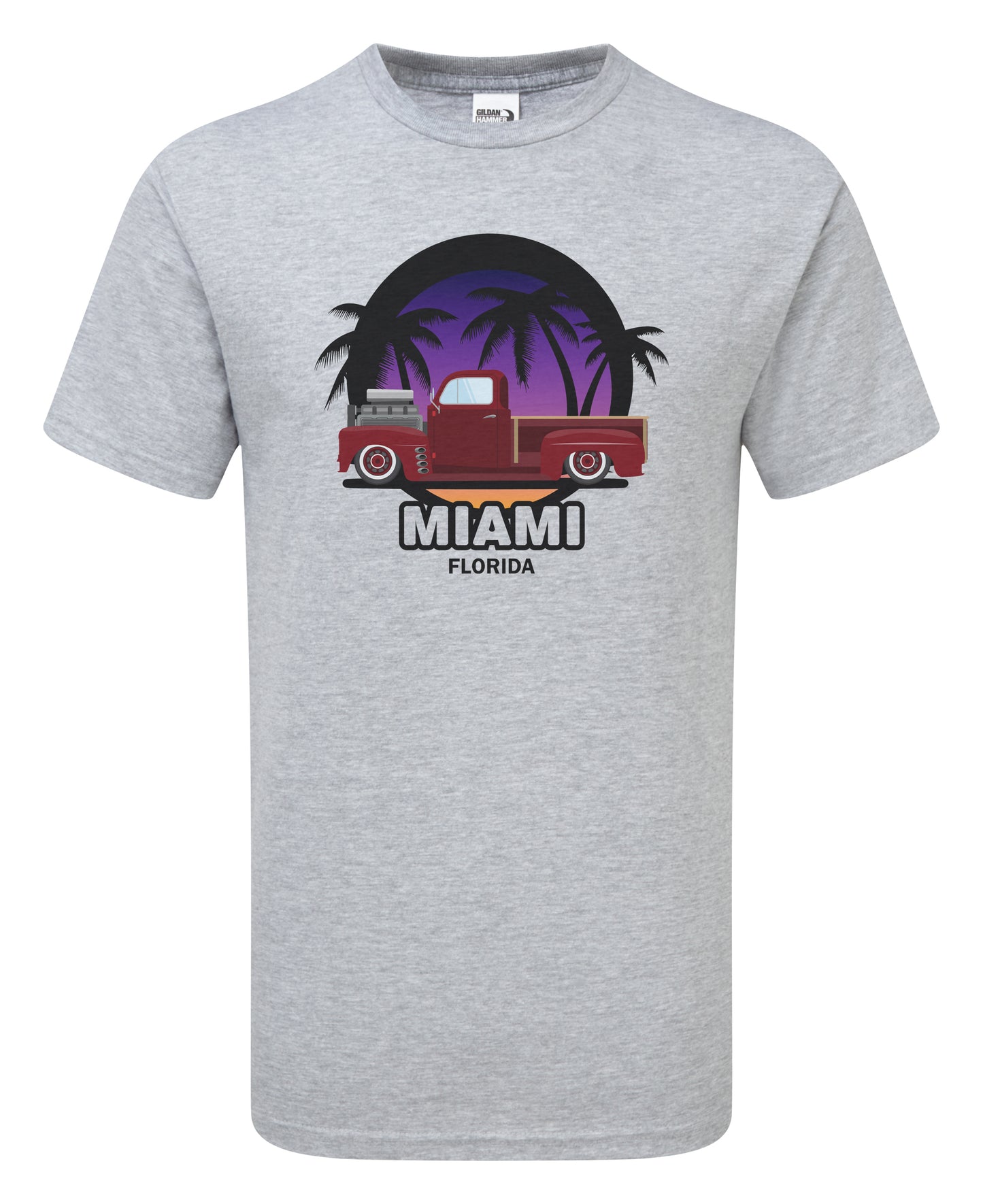 Miami Florida Hot Rod T-Shirt