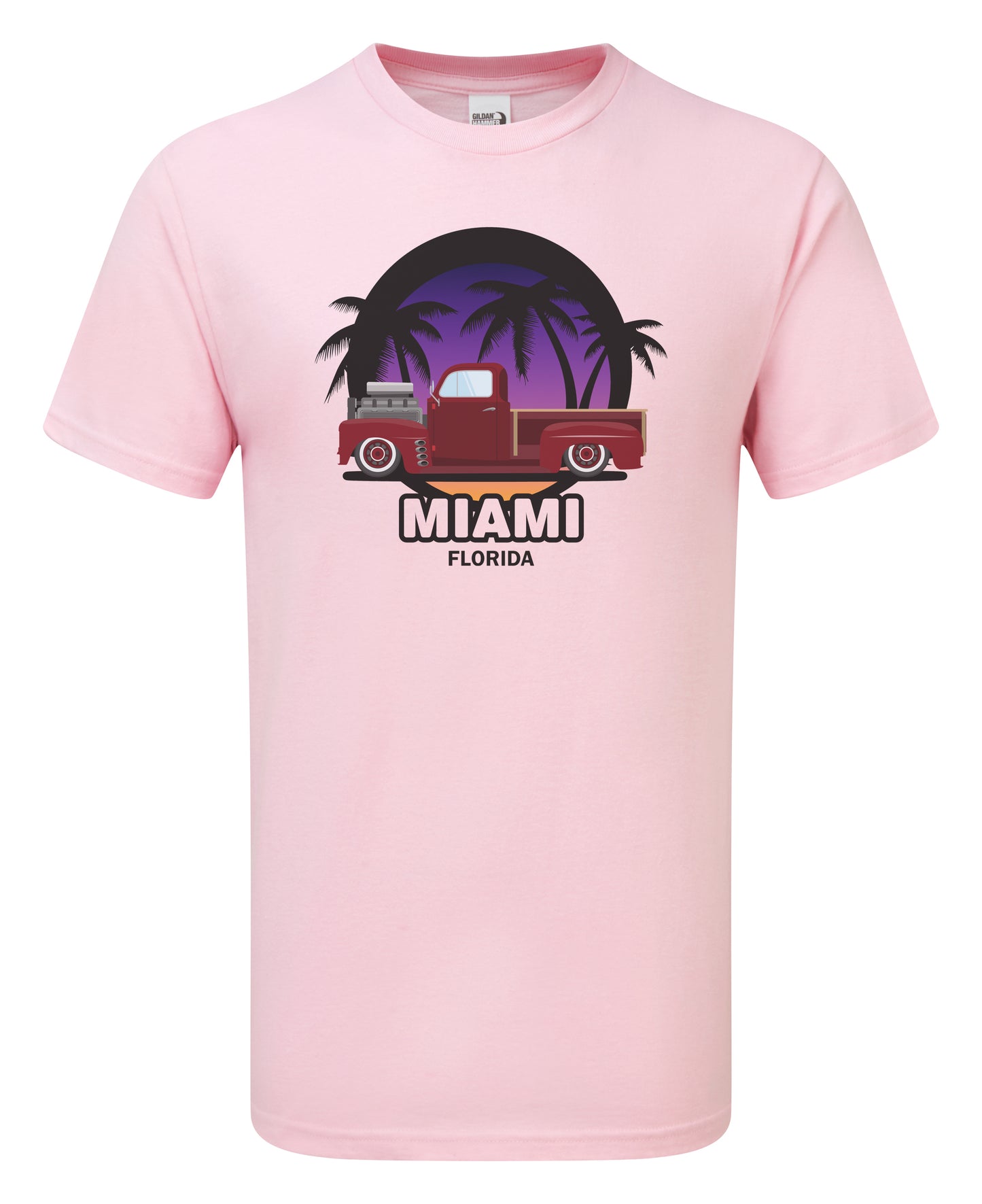 Miami Florida Hot Rod T-Shirt