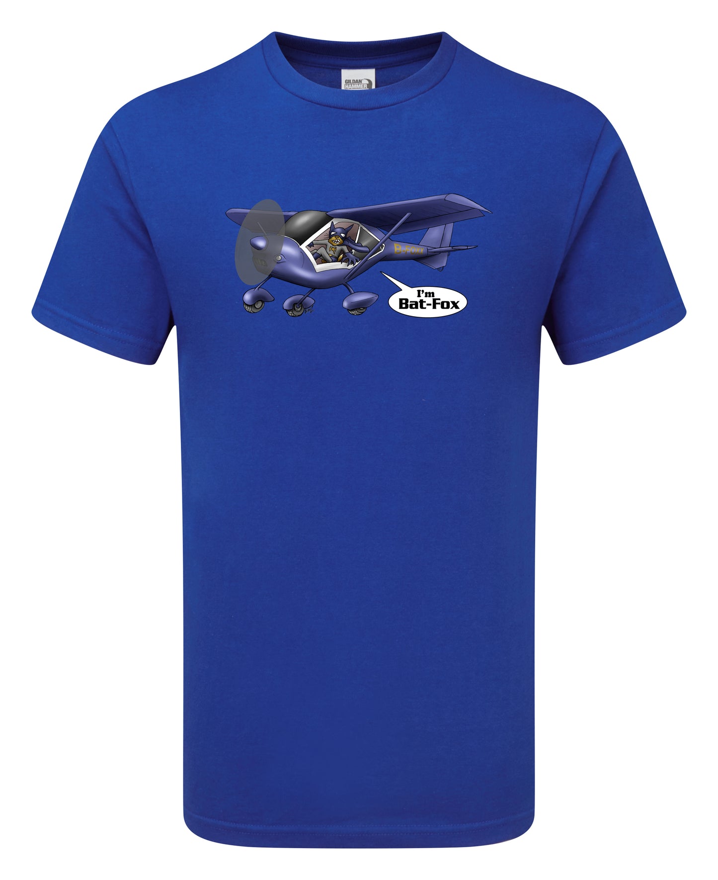 FoxBat Art Cartoon T-Shirt - Scattee