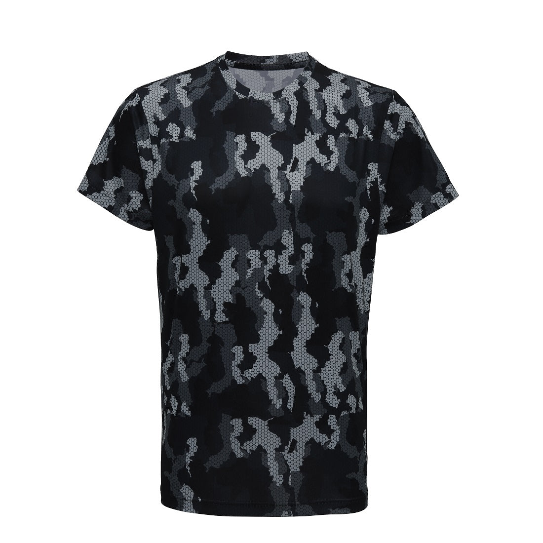 Camo performance T-Shirt Charcoal – Scattee