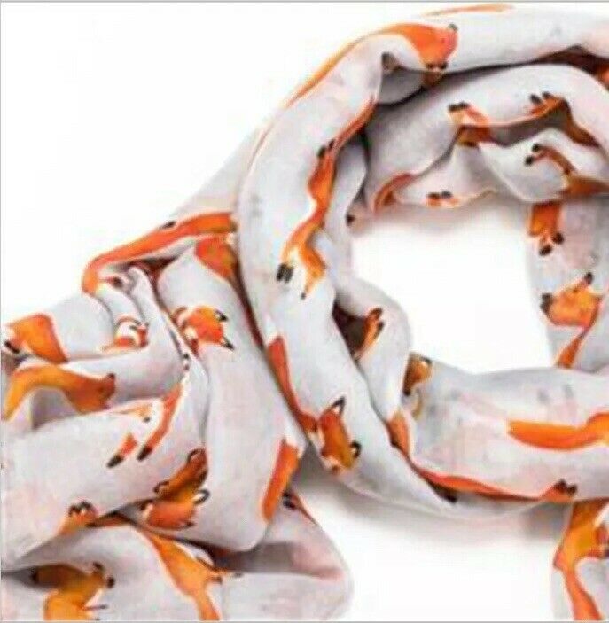 Jumping Foxes lightweight Scarf - Scattee