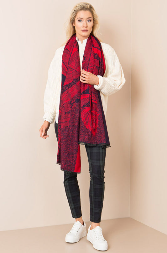 Cecilia Scarf Red - Scattee