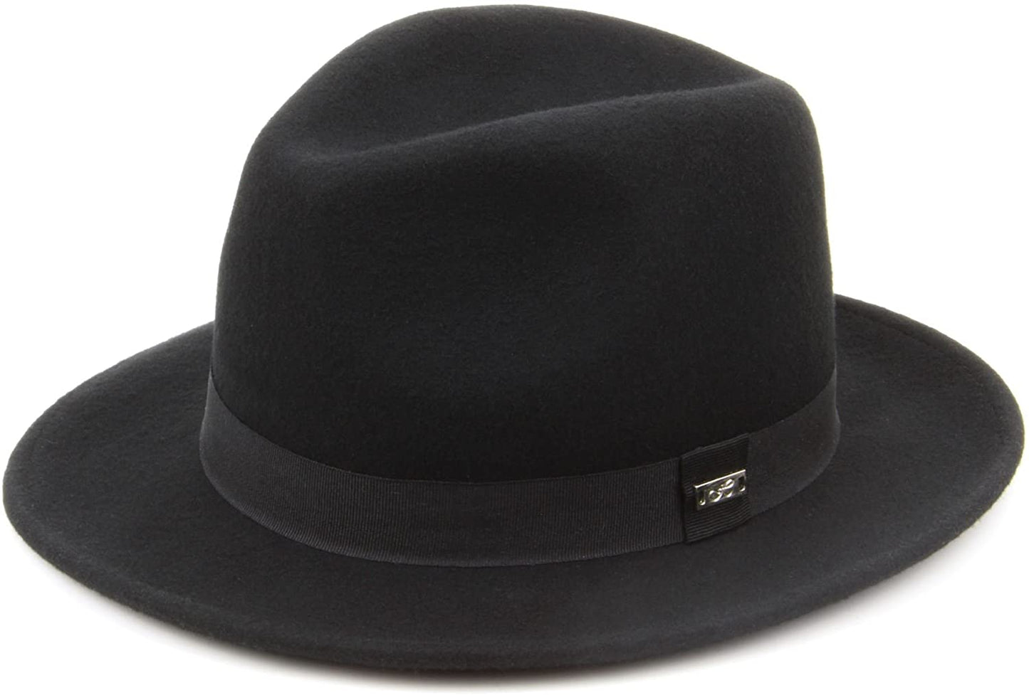 Wool Felt Fedora hat Black