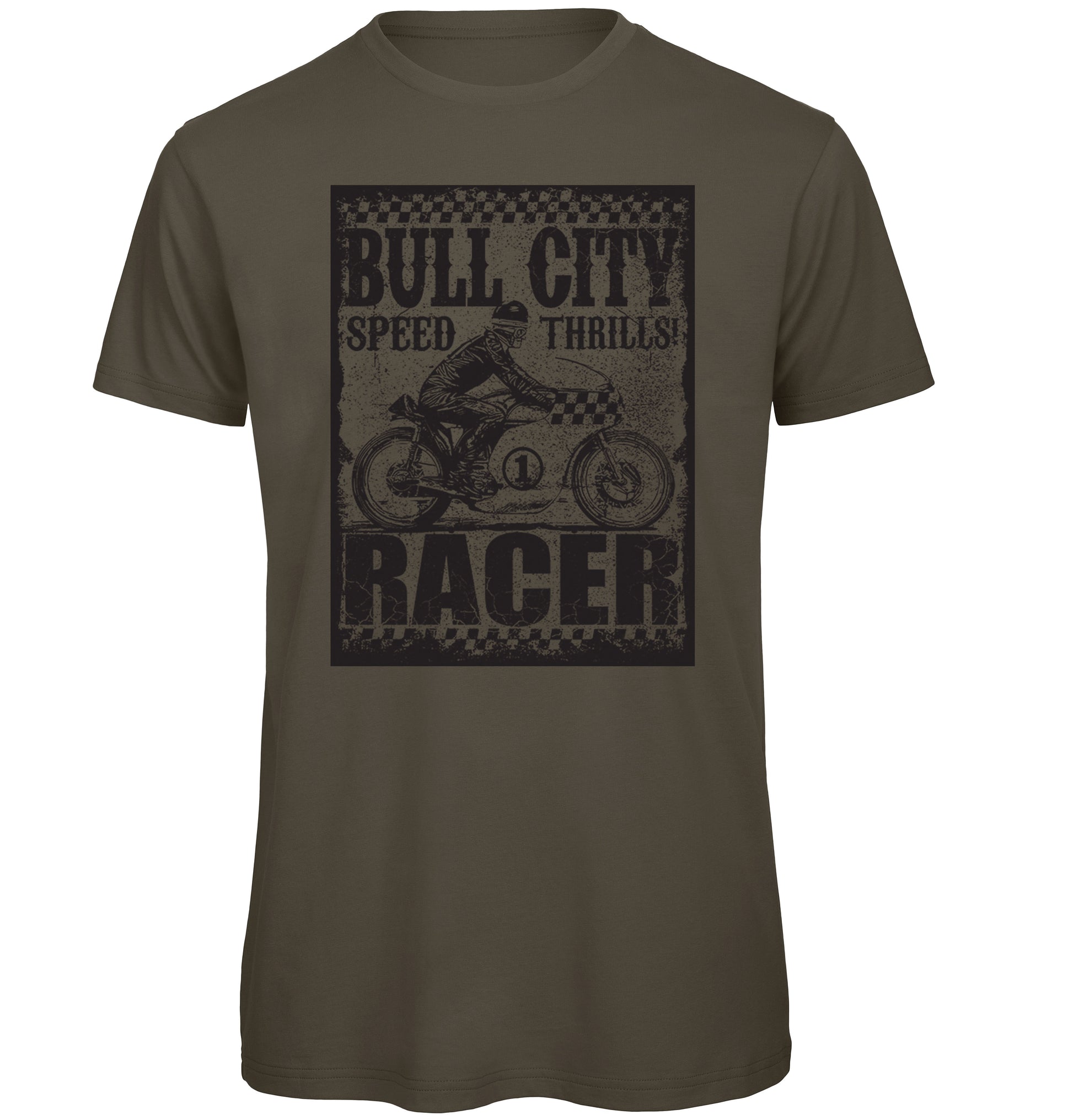 Bull City Racer T-Shirt - Scattee