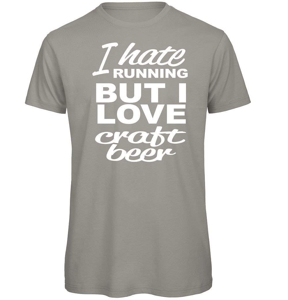 Craft Beer vs Running T-Shirt - Scattee