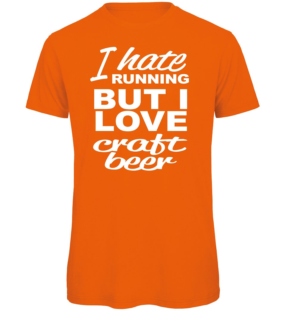 Craft Beer vs Running T-Shirt - Scattee