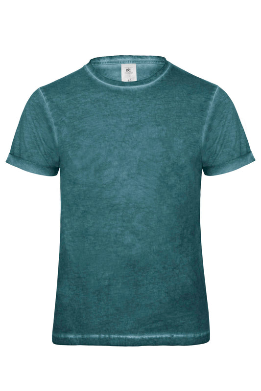 Green Clash Dye T-Shirt