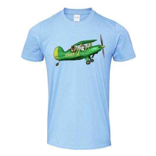 Crop Duster Agricultural Cartoon T-Shirt