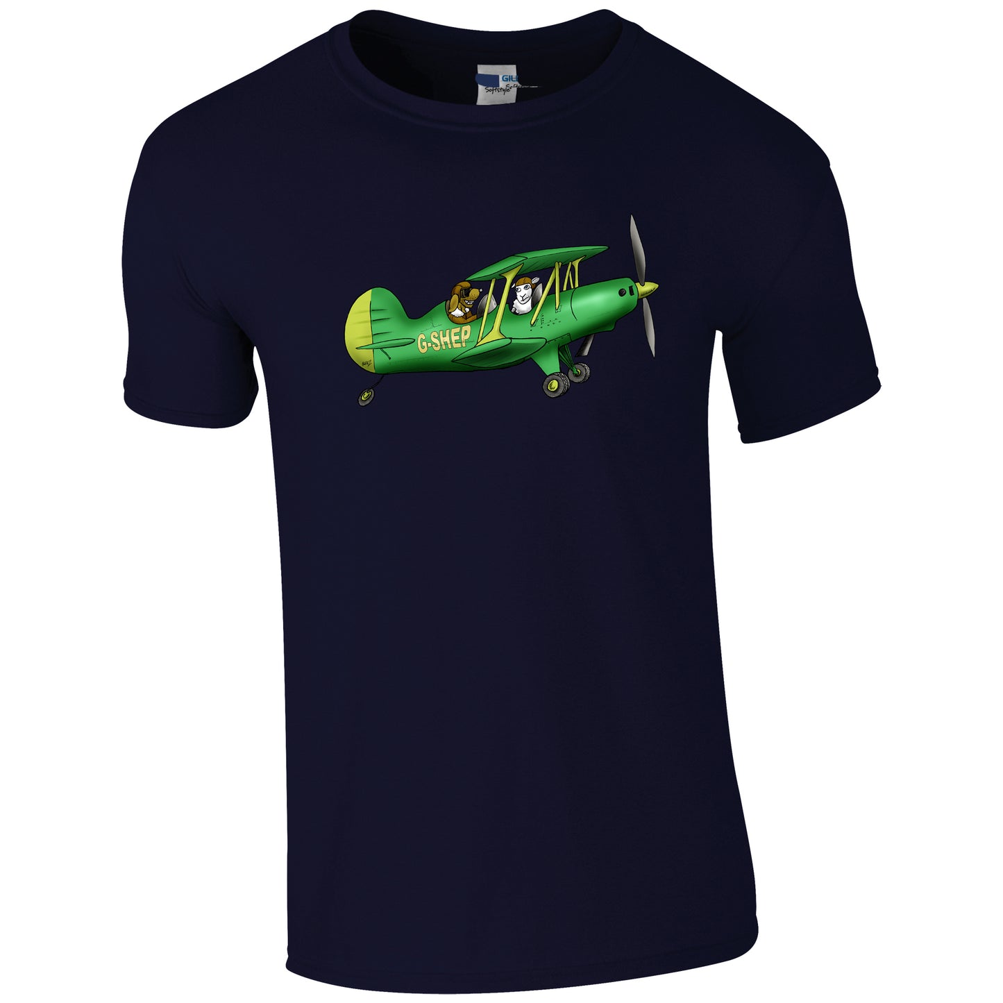 Crop Duster Agricultural Cartoon T-Shirt