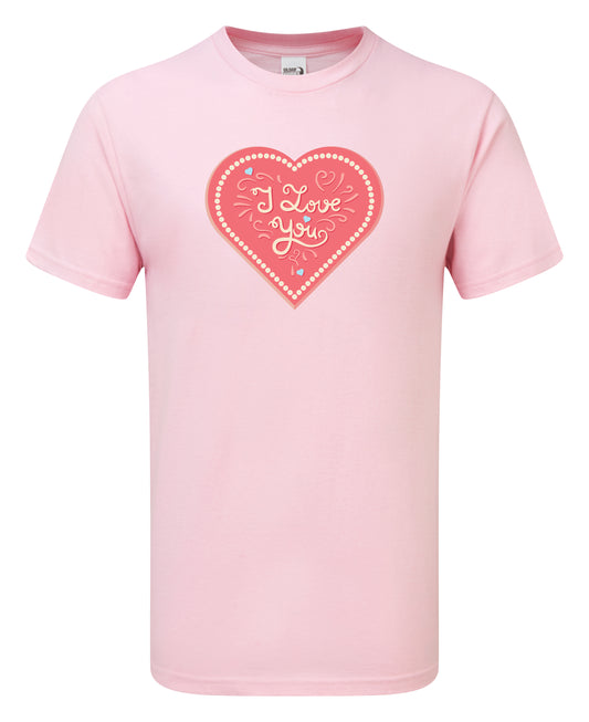 I Love You Organic T-Shirt