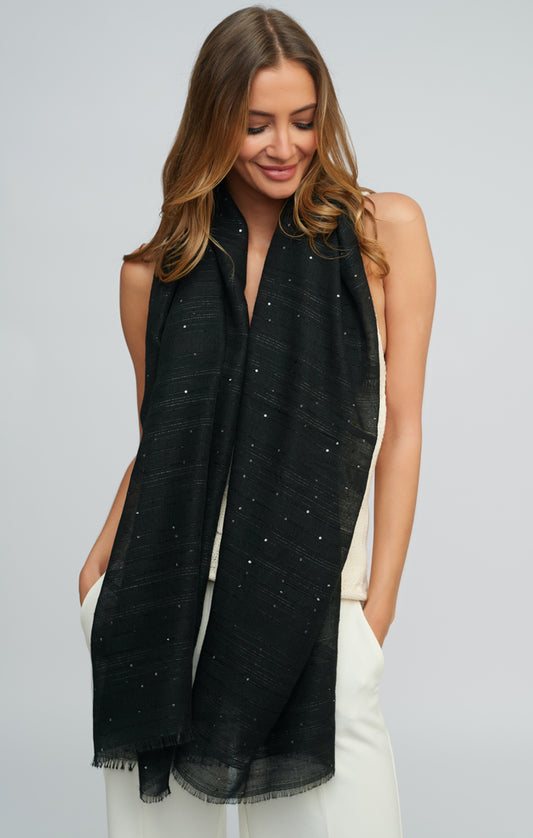 Stunning Lightweight Shimmer Sabrina Scarf