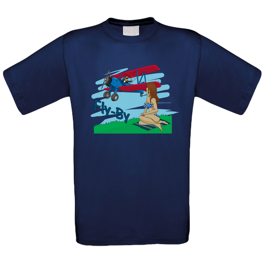 Fly By Crew Neck T Shirt